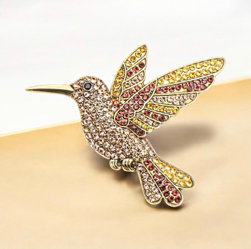 Vintage hummingbird