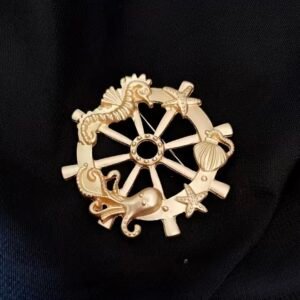 Golden rudder ocean style
