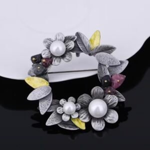 Heather grey wreath