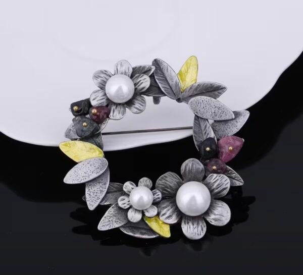 Heather grey wreath