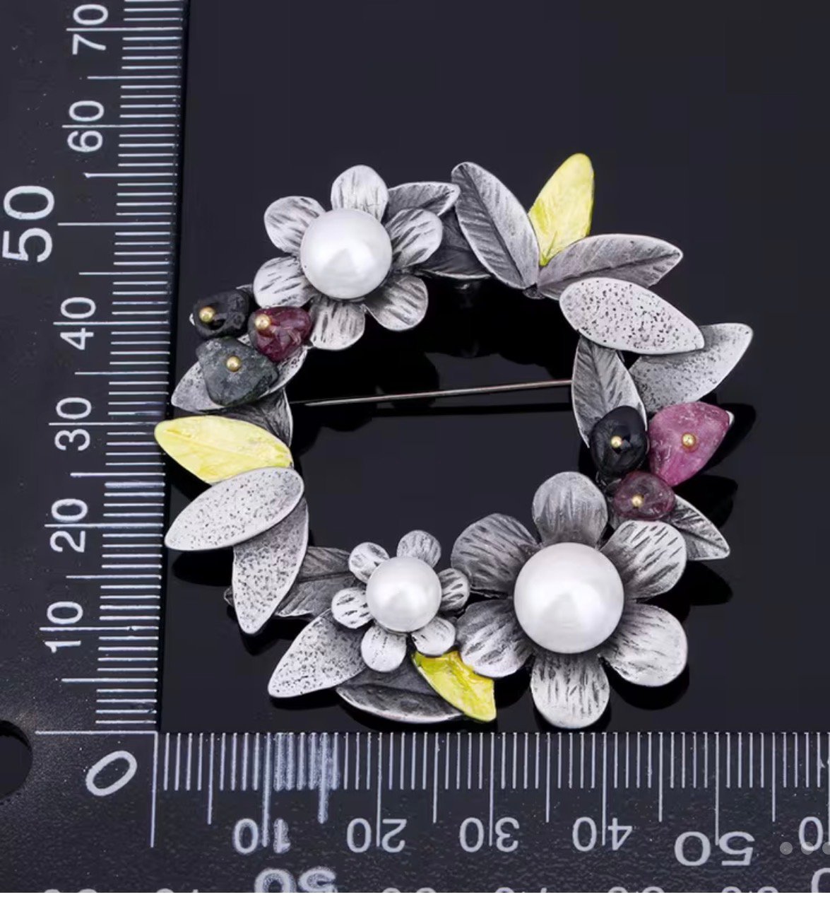 Heather grey wreath - Image 2