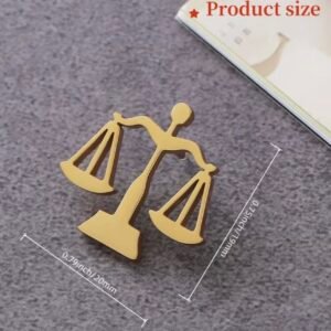 18k gold plated scales - Image 2