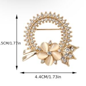 Golden blossom wreath - Image 2