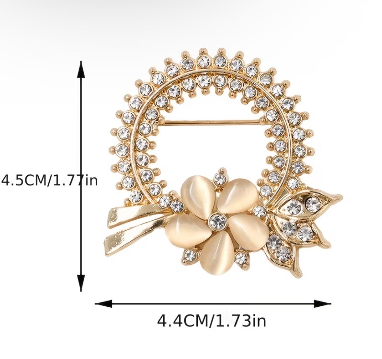 Golden blossom wreath - Image 2
