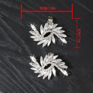 Silver bow shoe brooch - Image 2