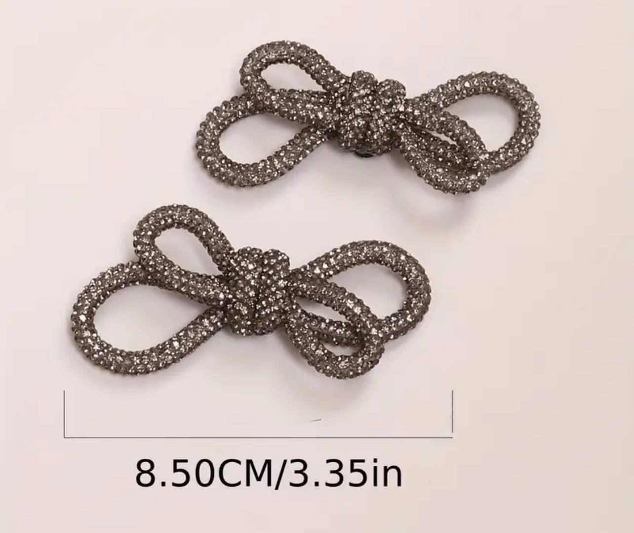 Midnight Bow Shoe Brooch - Image 2