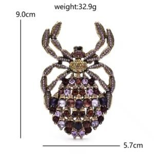 Giant Amethyst Purple Crystal Spider - Image 2