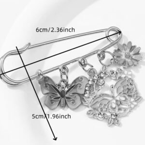 Butterfly charm pin - Image 2