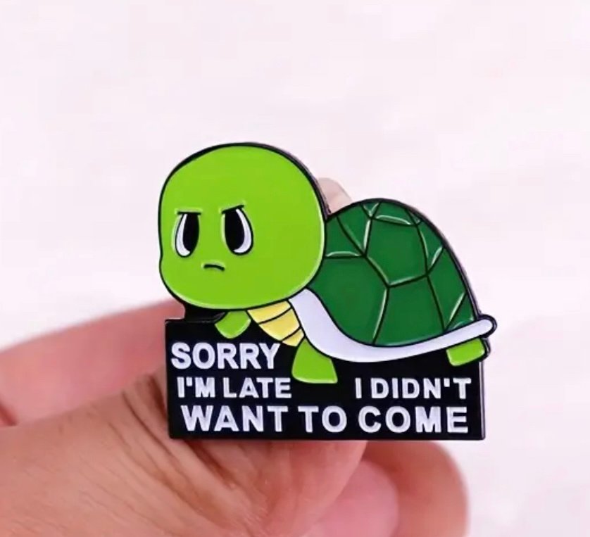 Sorry I’m late I didnt want to come