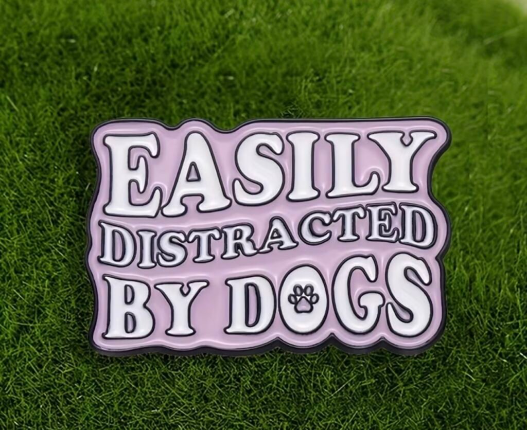 Easily distracted by dogs