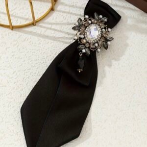 Ladies bow tie - black - Image 1