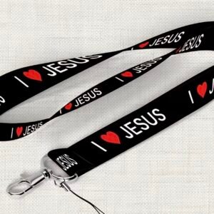 I love Jesus lanyard - Image 1
