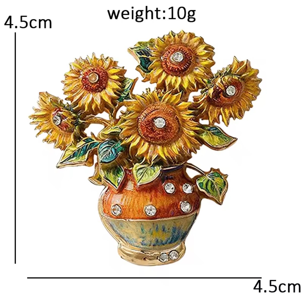 Vase of sunflowers - Image 2