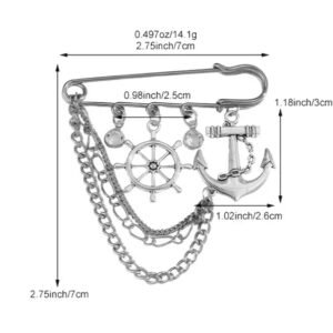 Nautical chain brooch - Image 2