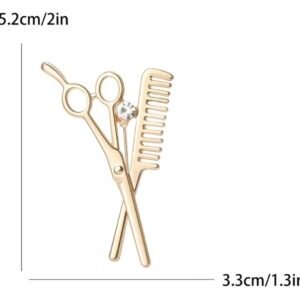 Hair stylist brooch - Image 2