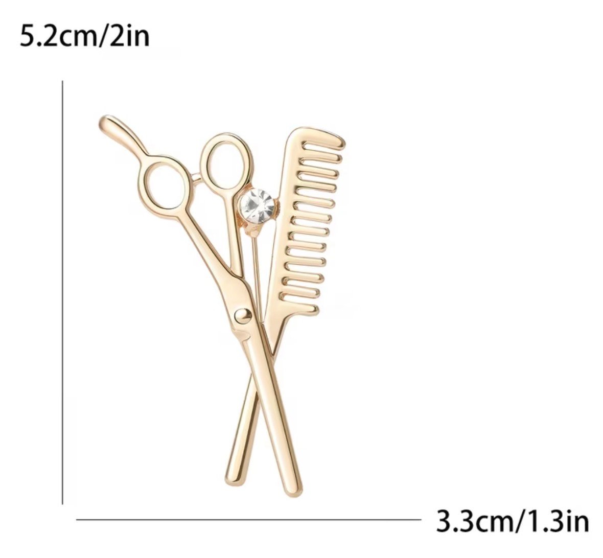 Hair stylist brooch - Image 2