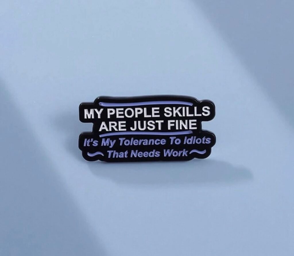 My people skills are just fine