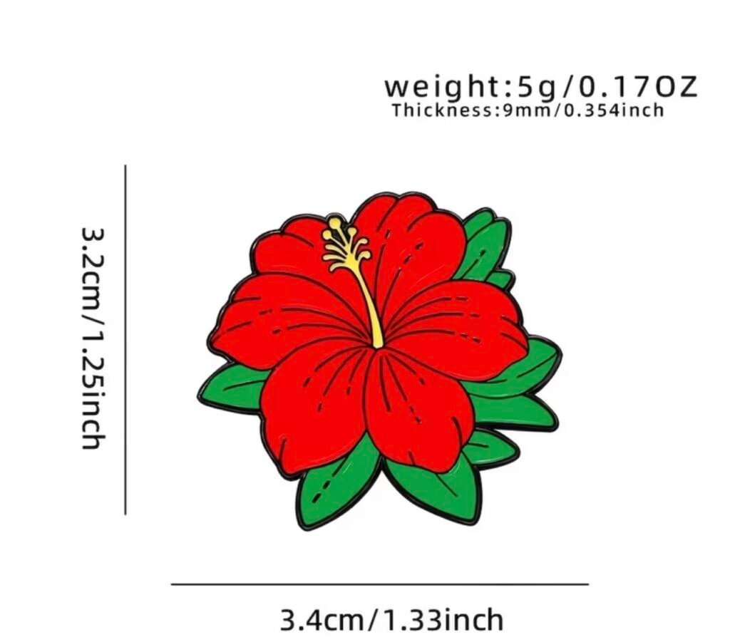 Hibiscus pin