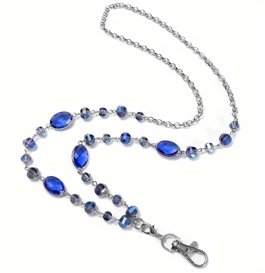Blue gem lanyard - Image 2