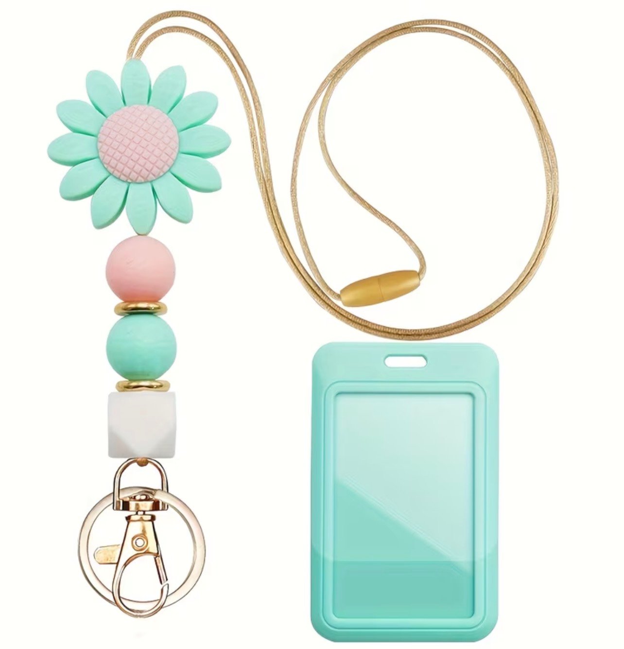 Cutesy floral lanyard - Image 1