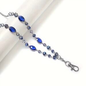 Blue gem lanyard - Image 1