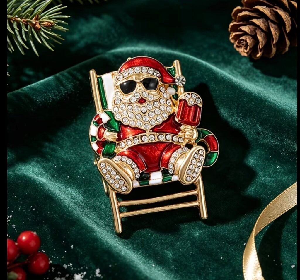 Santa on vacation