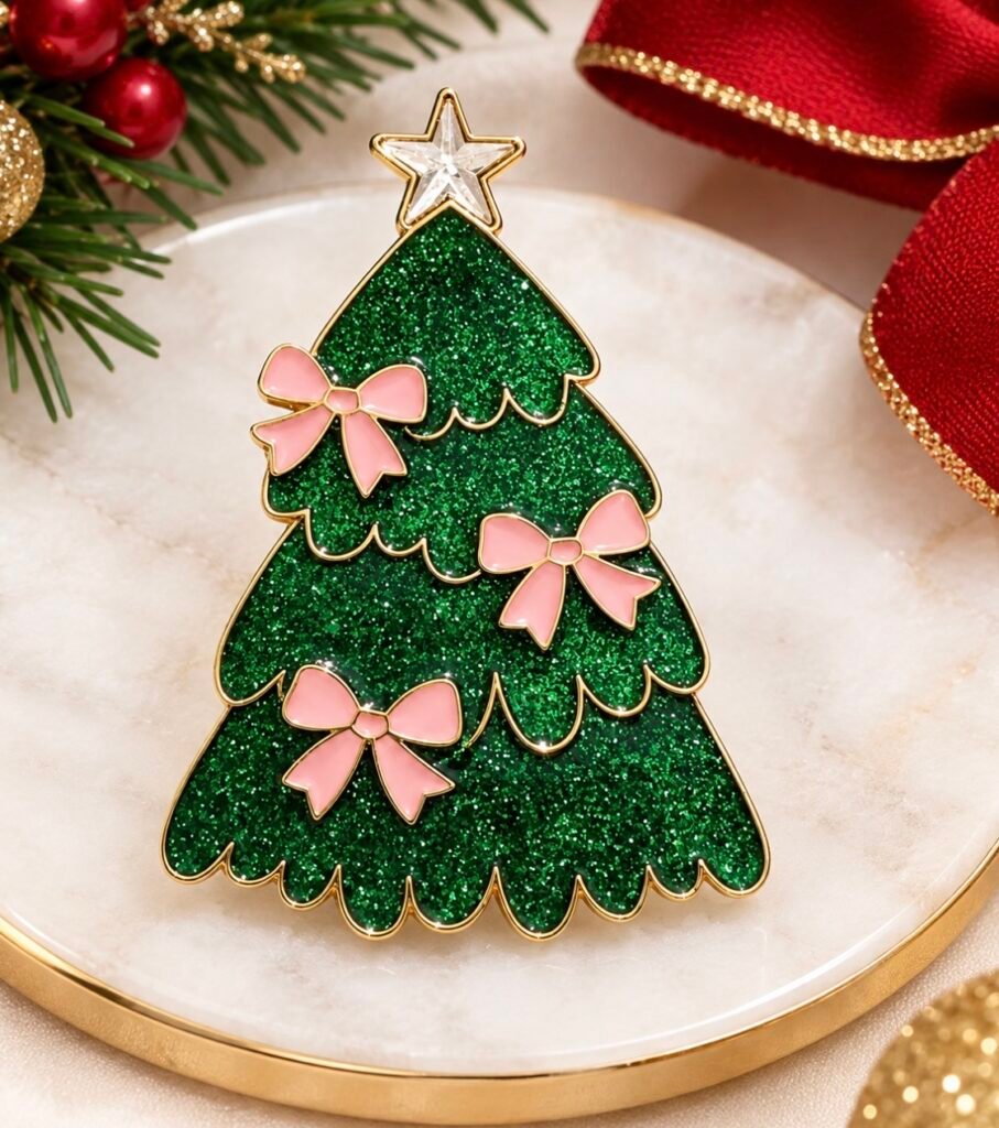 Pretty in pink Christmas tree