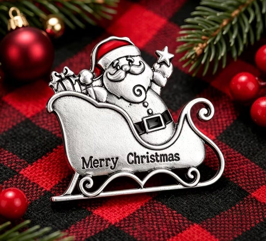 Vintage Santa sleigh