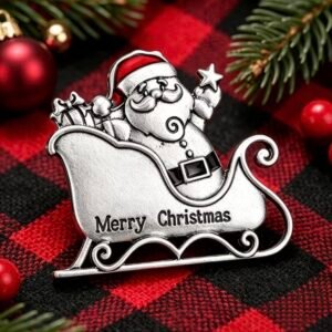 Vintage Santa sleigh - Image 1