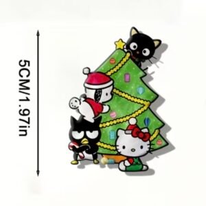 Hello kitty Christmas crew -acrylic - Image 2