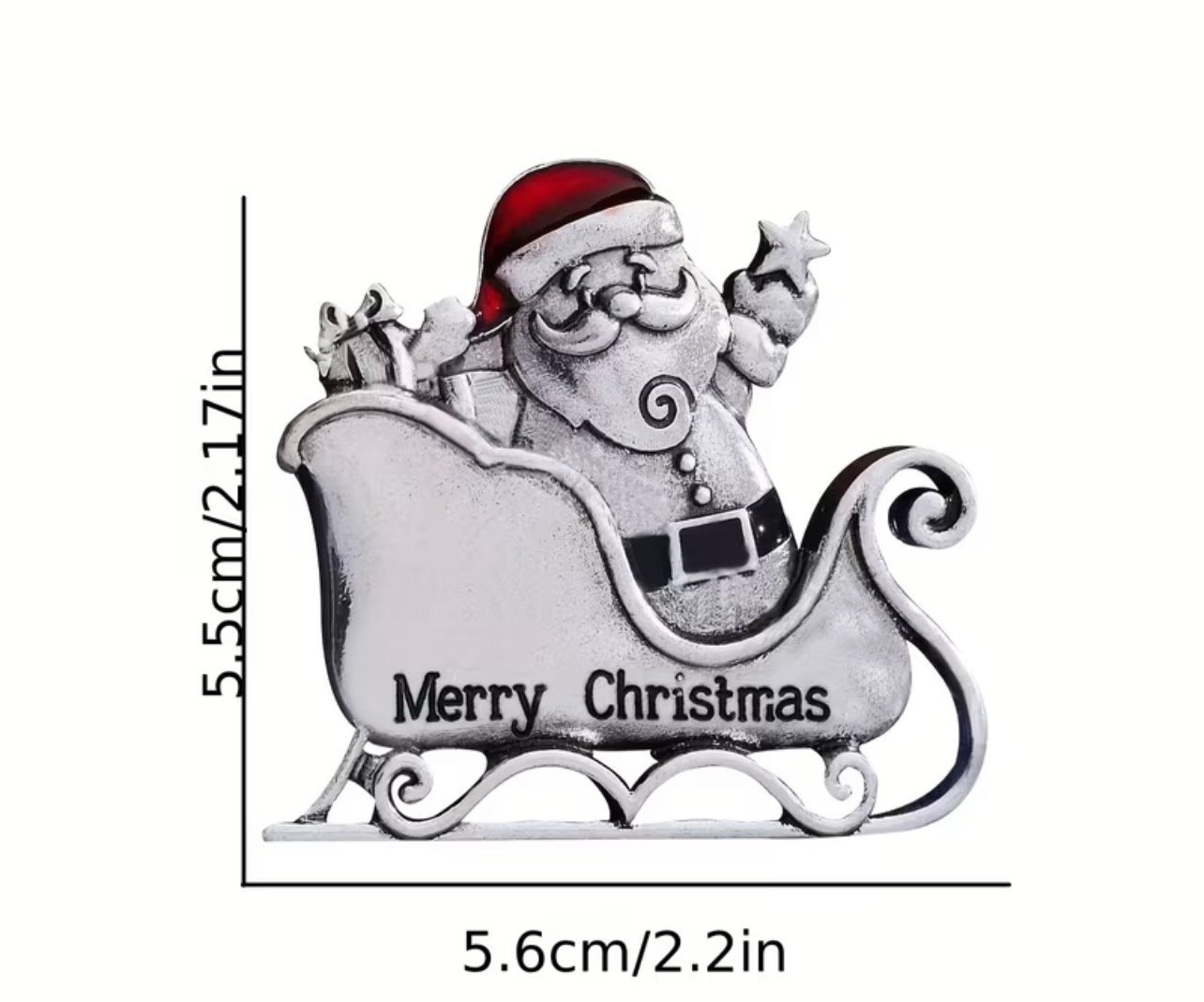 Vintage Santa sleigh - Image 2